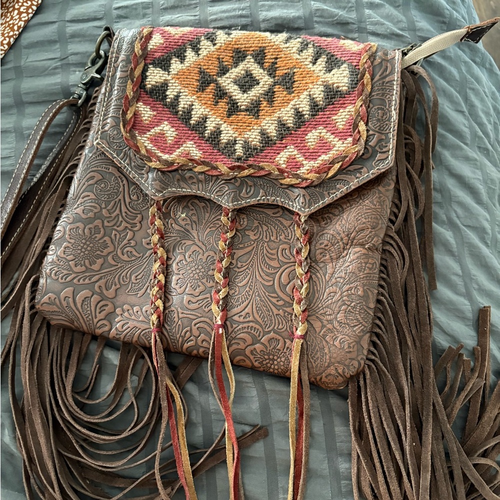 Myra Bag Rustic Patterned Crossbody